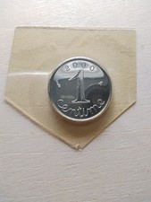 assez  rare monnaie de 1 centime épi 2000 avec rebord 