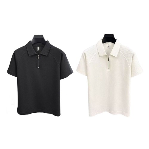 Shirt homme demi fermeture - t-shirt, demi-fermeture