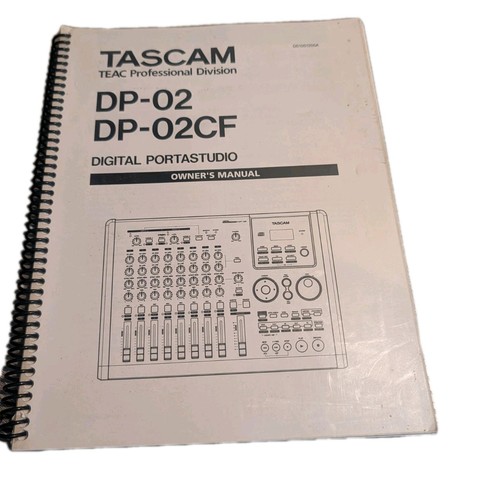 Tascam dp 02cf owner - tascam, /