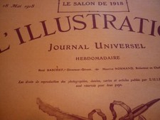 L'ILLUSTRATION an 1918  La