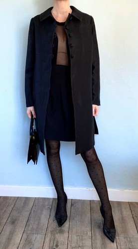 Imper cape soie carven - en,