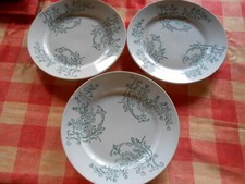 3 Assiettes F.F. "CAPRI"