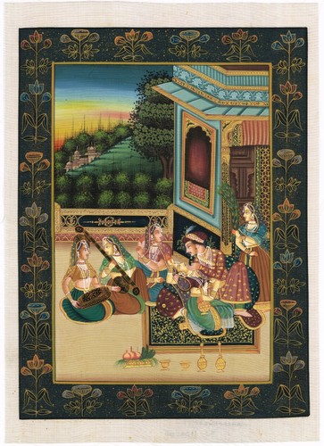 Peinture miniature art harem - d'art,