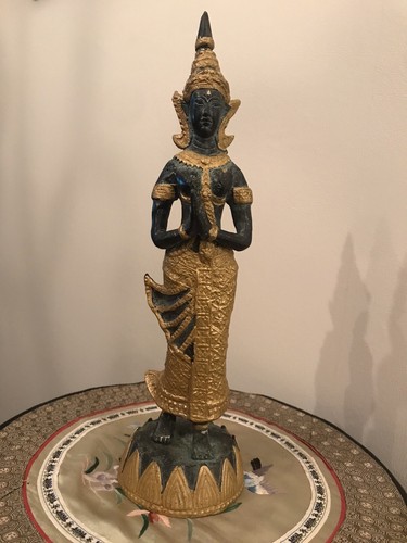 Statuette figurine bronze - statuette,