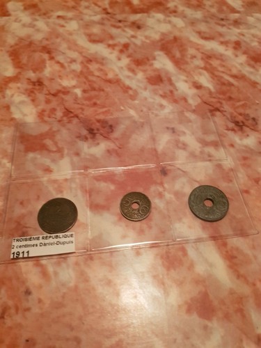 Pièces monnaie française - pièces, de