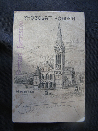 0163 cpa publicite - cpa, chocolat