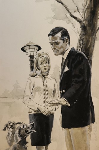 1967 dessin original - dessin, mark