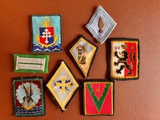 Lot 8 anciens ECUSSONS MILITAIRES  collection militaria No 3