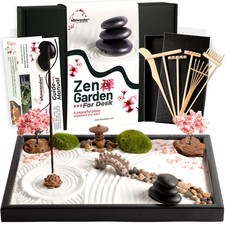 Zen Garden Kit for Desk 12x8in