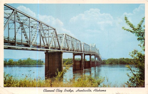 Carte postale pont - carte, clement