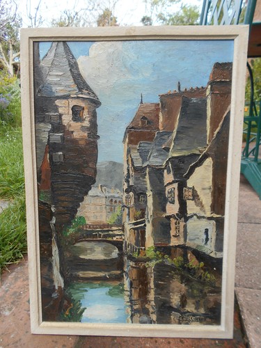 Tableau peinture huile - huile, signée