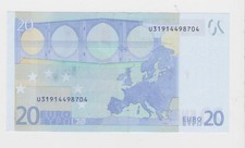 Ancien Billet 20€ 2002