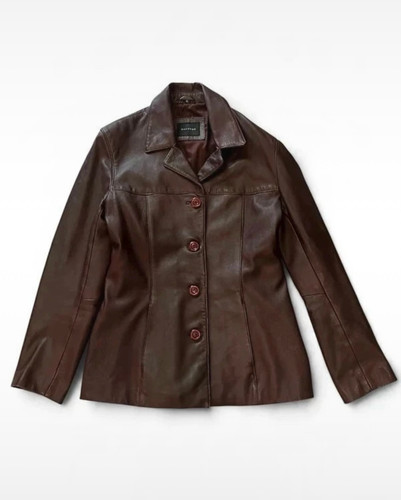 Veste cuir oakwood - en, –
