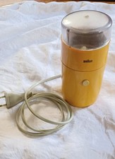 Moulin à café électrique orange vintage Braun made in Germany