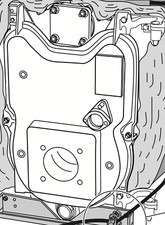 Buderus 63038257 - Porte de chaudière fonte LOGANO G215 70 kw complète