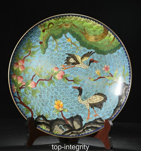 Ancien bronze cloisonne - 11'',