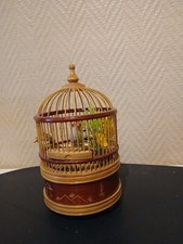 Automate cage oiseau en bois