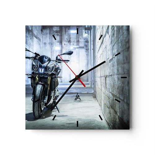 Horloge murale verre - murale, en