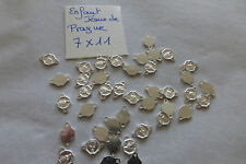 lot 40 connecteur perle fab bijou  métal enfant Jésus de Prague couleur argent