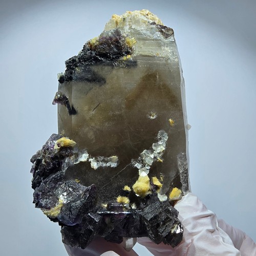 Fluorite colorée quartz - fluorite,