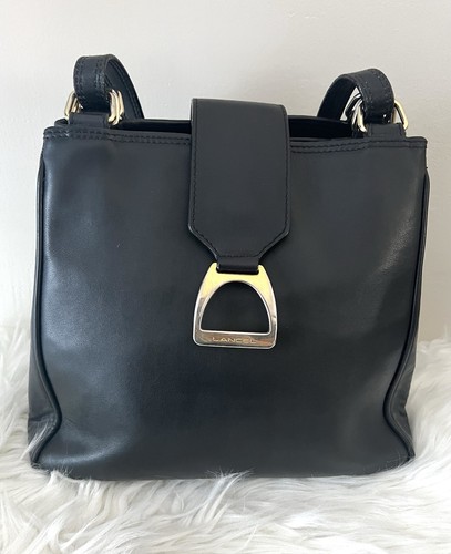 Sac lancel cuir noir - lancel,