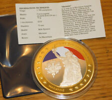 2010 france MEDAILLE les piliers de république MARIANNE chant la marseillaise