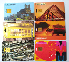FRANCE 6 TELECARTES 5 UNITES