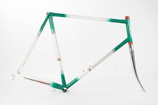 SANNINO VINTAGE COLUMBUS SL FRAME 59 60 STEEL ROAD BIKE CAMPAGNOLO 700c 80s aero