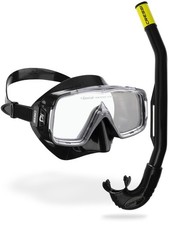 Sirena  Island 2.0 Black/Black - Ensemble de Snorkeling Masque Sirena + Tuba ...