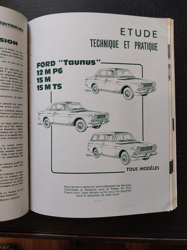 Revue technique ford taunus - technique, 12