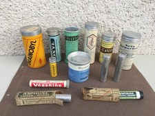 Anciennes boîtes en aluminium