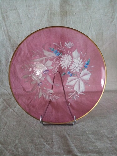 Coupe verre rose - coupe, décor
