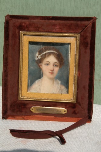 Peinture sur minéral portrait - peinture,