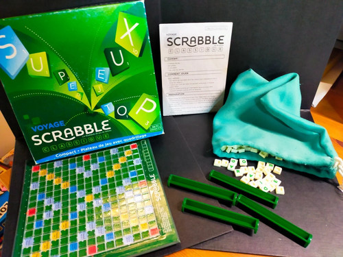 Jeu scrabble voyage mattel - scrabble,