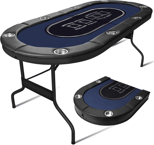 Player foldable poker - 8-player,