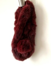 Echarpe Fourrure ROUGE
