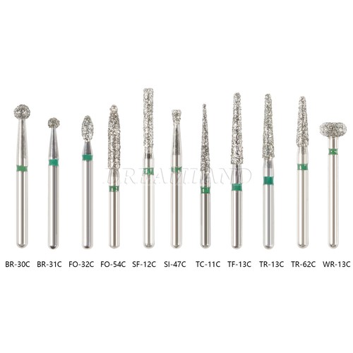 50pcs dental diamond burs - 50pcs,