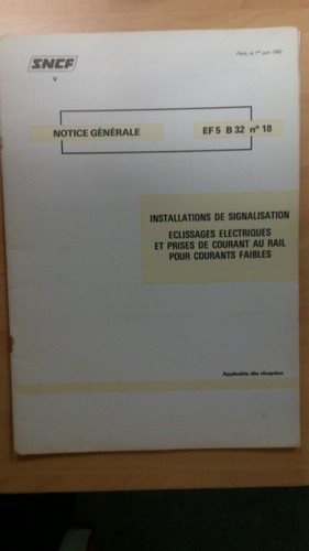 Sncf 1982 manuel consigne - 1982,