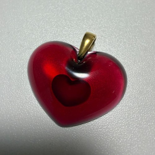 Collier coeur lalique - collier,
