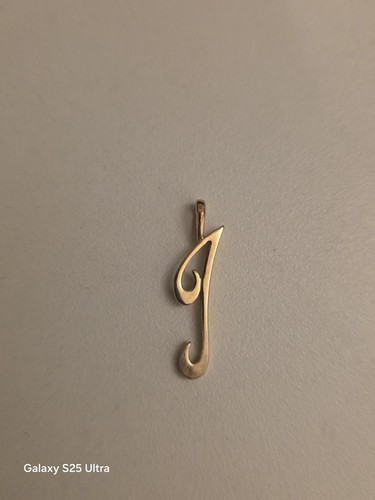 Pendentif lettre écriture - , «