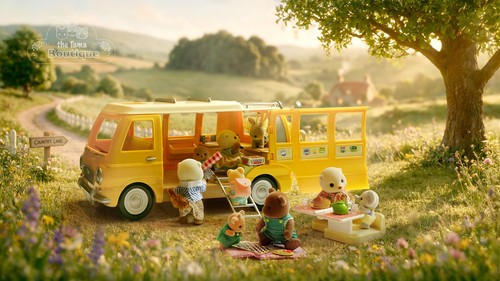 Sylvanian families calico - sylvanian,