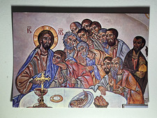 CPM SAINT GENEST LERPT LA CÈNE DE NICOLAS GRESCHNY