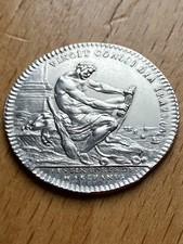 Jeton argent Louis XV les 6