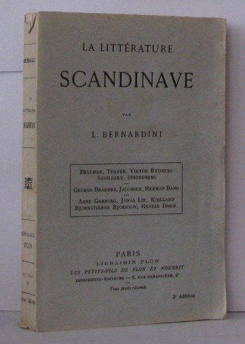 Littérature scandinave - la,