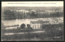 CPA Coudray-Montceaux, Le Poisson Chinois, Perspective sur Morsang 