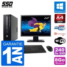 PC HP 705 G1 SFF Ecran 22" AMD