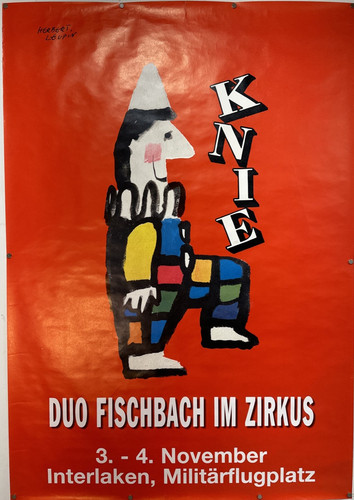 Cirque knie affiche originale - cirque,