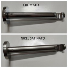 Soutien Fixe Ouvert Mural Pour Barre 20 MM Différentes Couleurs Longueur 14,5 CM