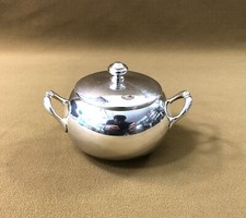 sucrier / pot couvert métal argenté poinçonné Service Café Cafetière Thé Théière