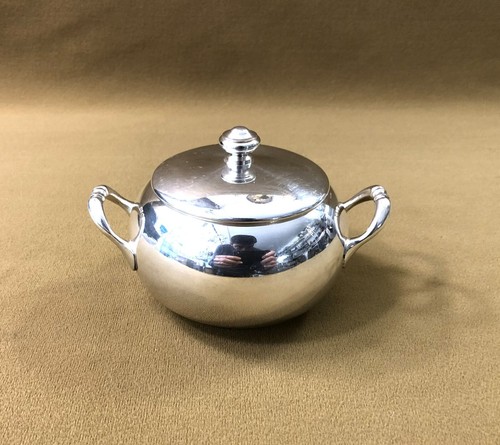 Sucrier pot couvert métal - sucrier,